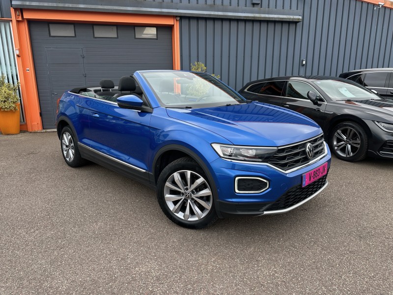 VOLKSWAGEN T-ROC CABRIOLET 1.0 TSI 110 STYLE ********* 2 EME MAIN AVEC SEULEMENT 38616 KMS !!!!!!******