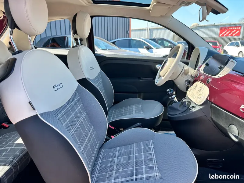 FIAT 500 II (2) 0.9 8V 85 CV TWINAIR LOUNGE AVEC SEULEMENT 57285 KMS !!!!!!